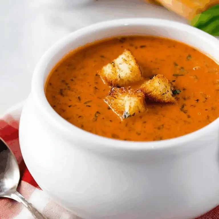 Roasted Tomato Basil Soup