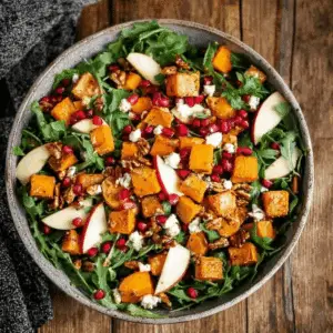 Salad with Butternut Squash and Apple