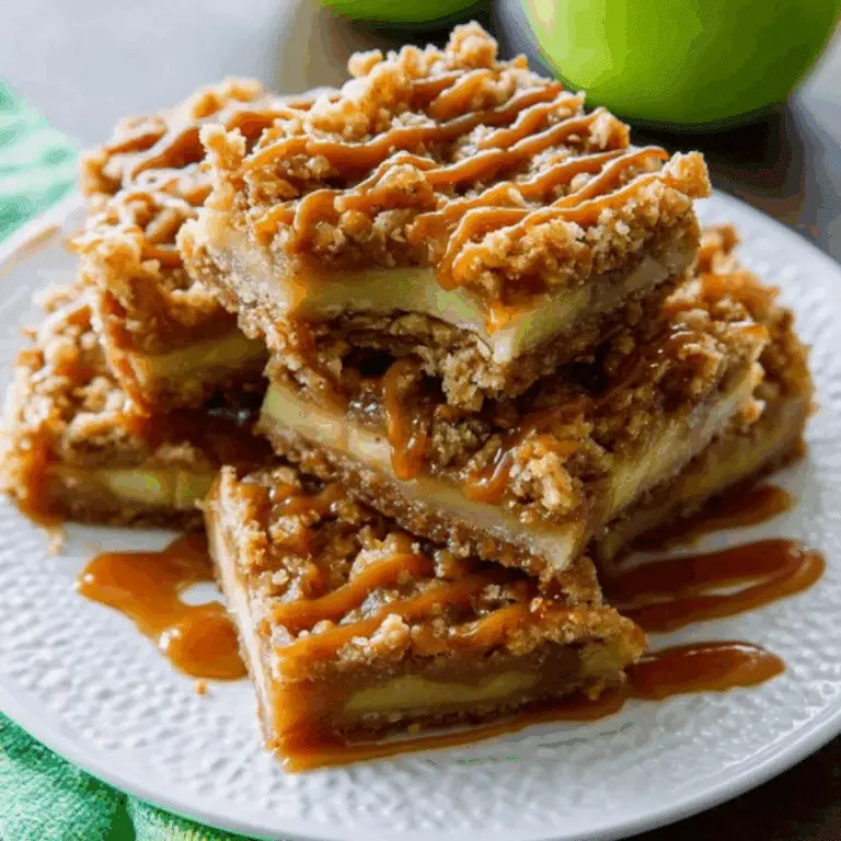 Salted Caramel Apple Pie Bars