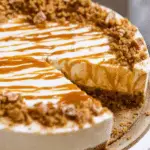 Salted Caramel No Bake Cheesecake