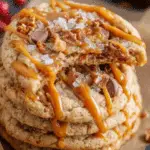 Salted Caramel Toffee Cookies