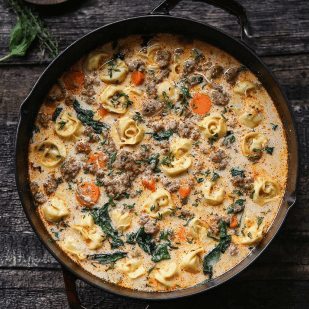 Sausage Tortellini Soup