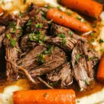 Slow Cooker Garlic Herb Pot Roast