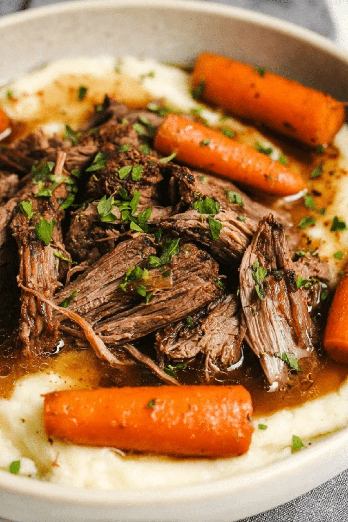Slow Cooker Garlic Herb Pot Roast