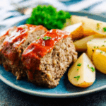 Slow Cooker Meatloaf and Potatoes