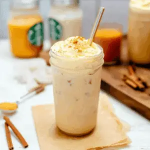 Starbucks Iced Chai with Pumpkin Cream Cold Foam