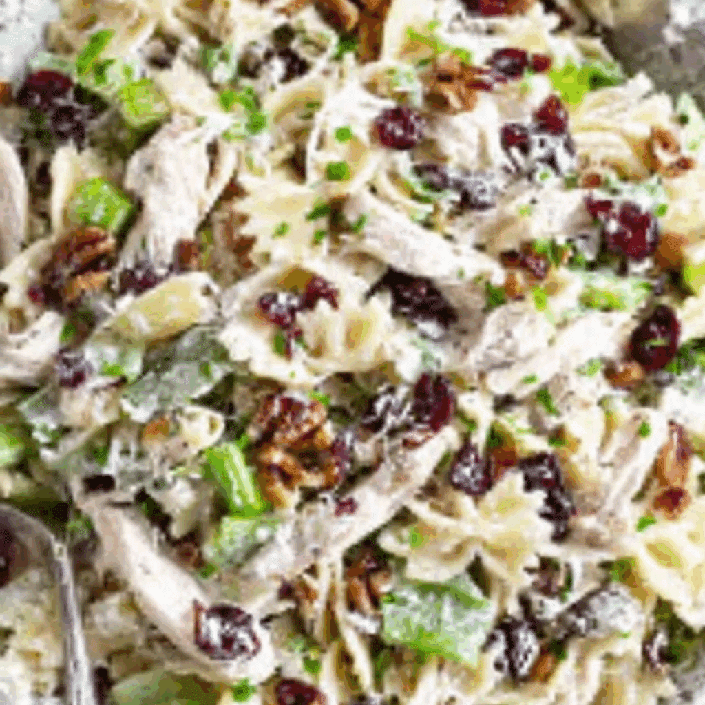 Turkey Cranberry Pasta Salad