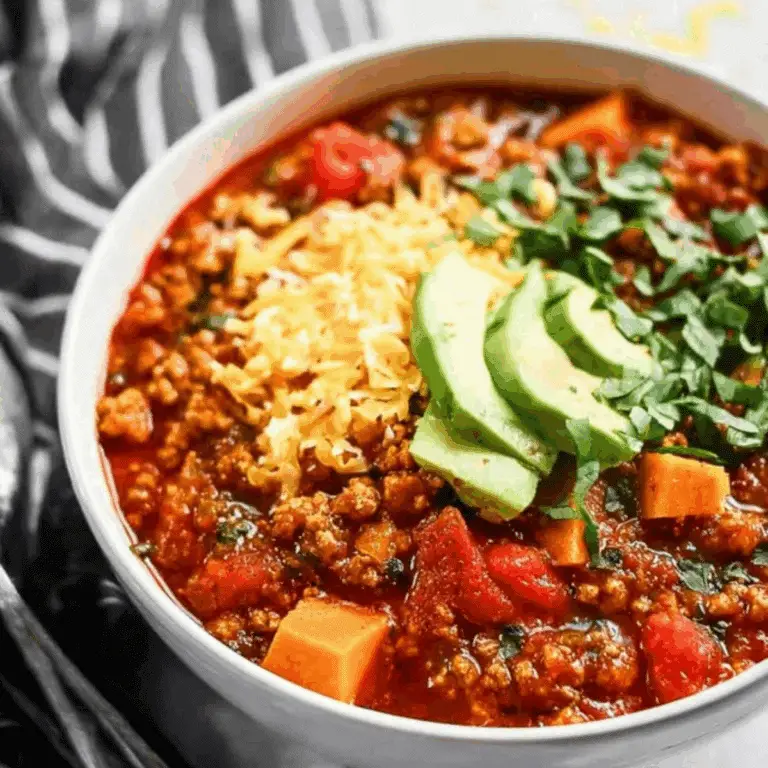 Turkey Sweet Potato Chili