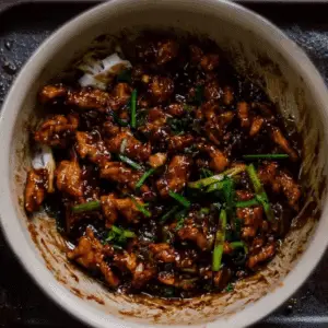 20 Minutes Sweet Savory Mongolian Chicken