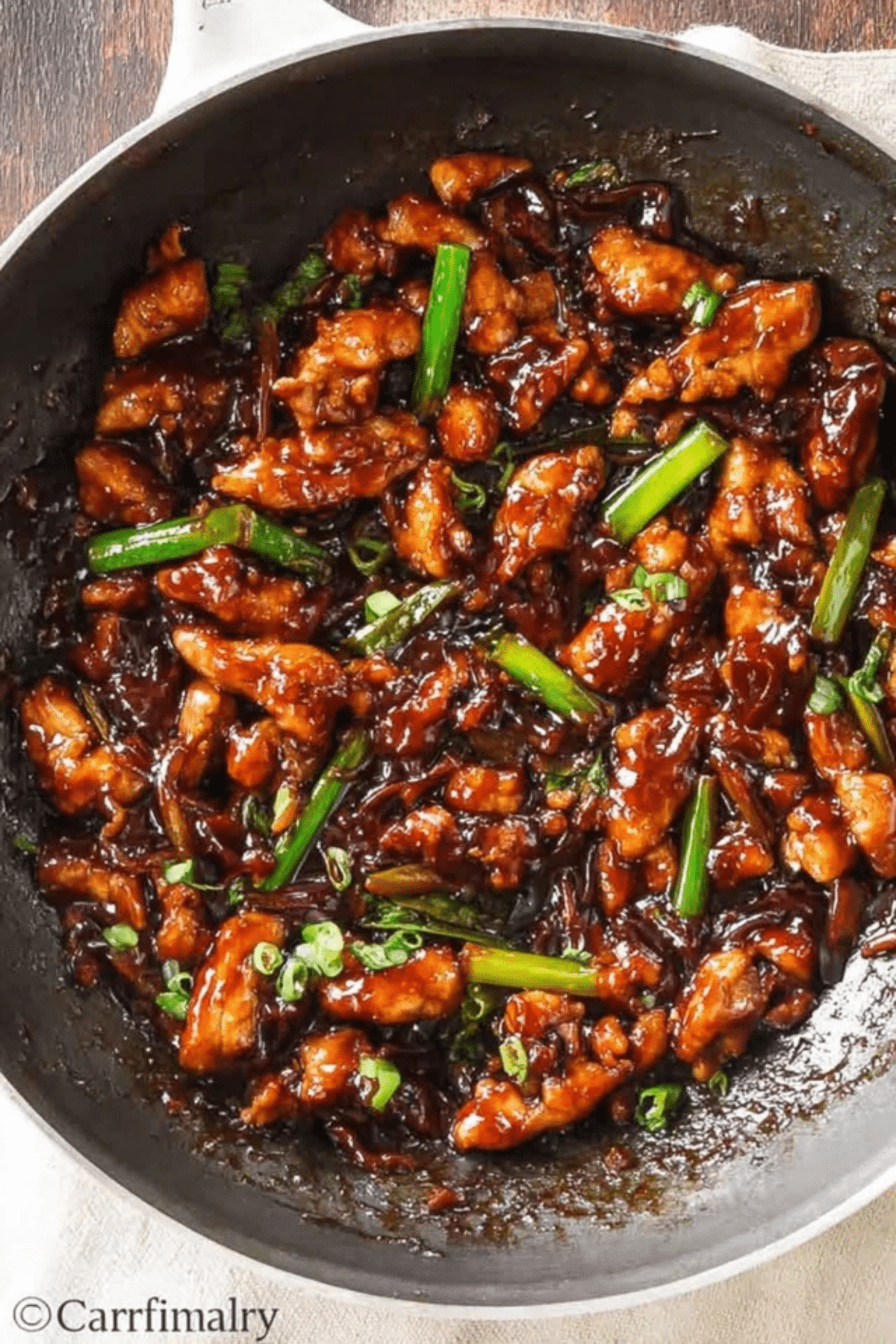 20 Minutes Sweet Savory Mongolian Chicken