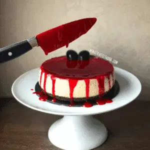 Bloody Good Halloween Cheesecake