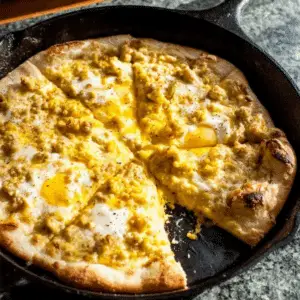 Breakfast Pizza Recipe with Sausage Gravy