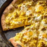 Breakfast Pizza Recipe with Sausage Gravy