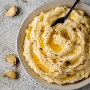 Brown Butter Garlic Mashed Potatoes
