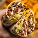 Burrito Style Cheeseburger Wraps