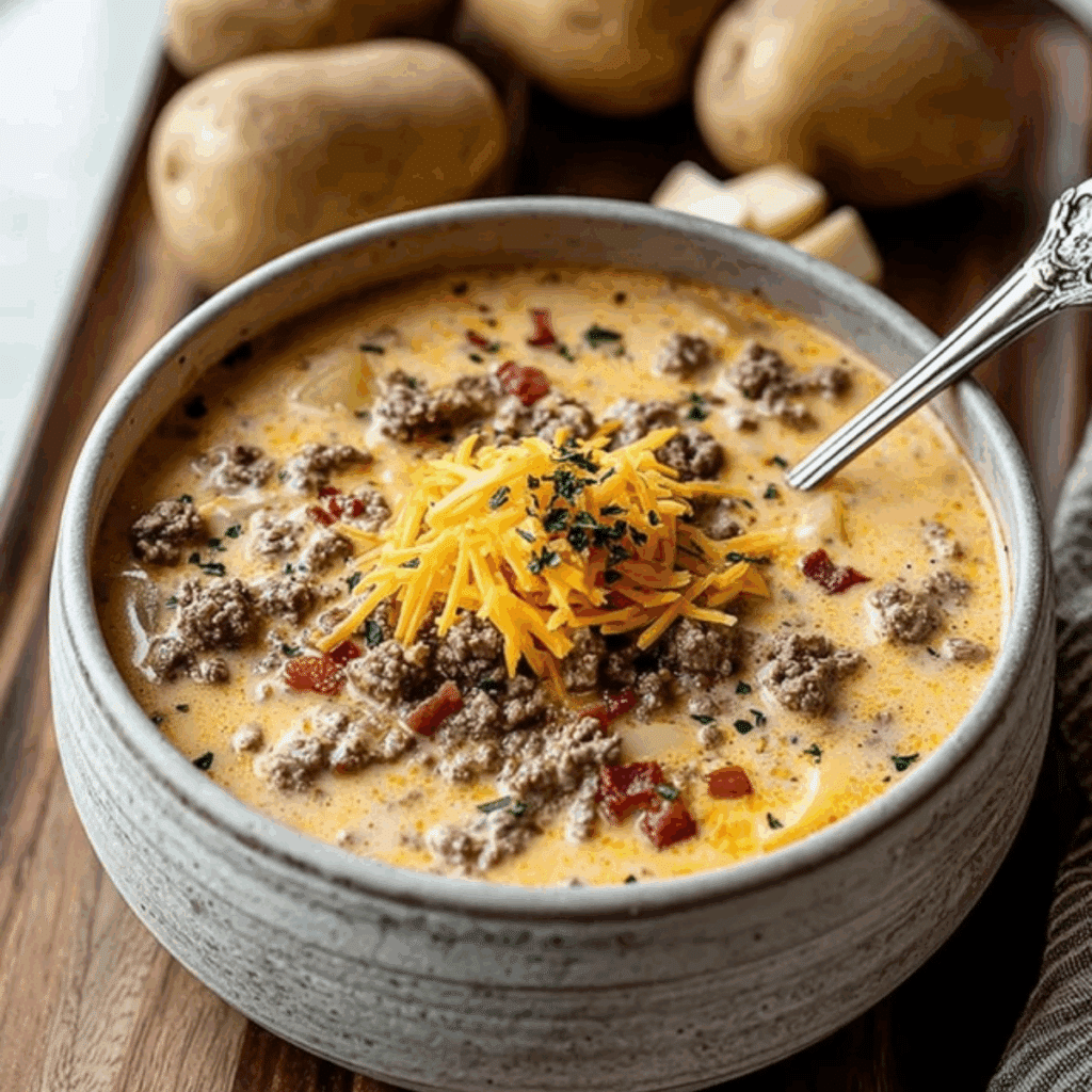 Cheeseburger Soup