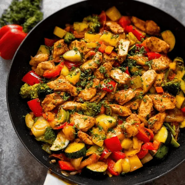 Chicken and Vegetables Skillet