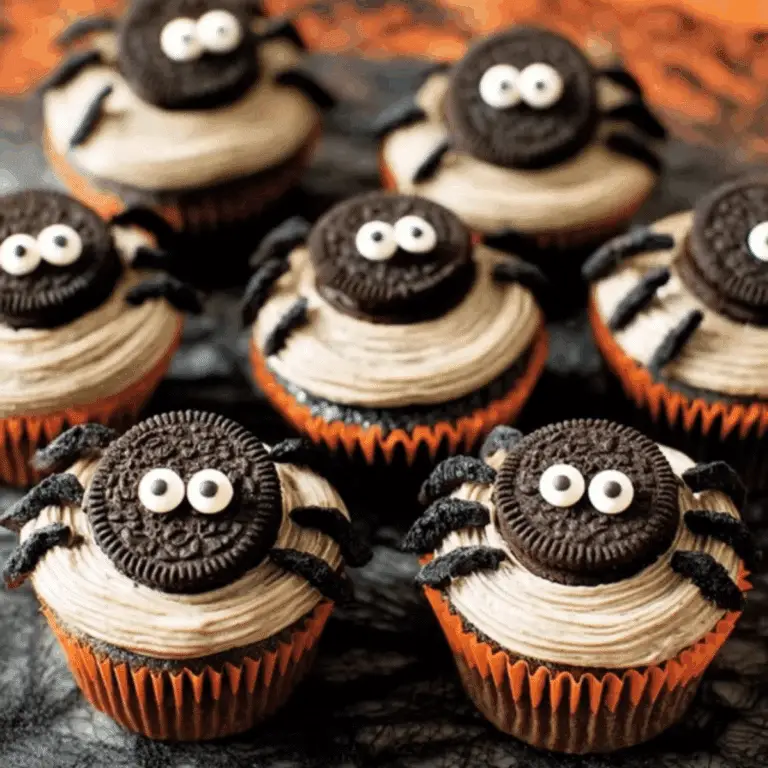 Cookies & Scream Spider Cupcakes