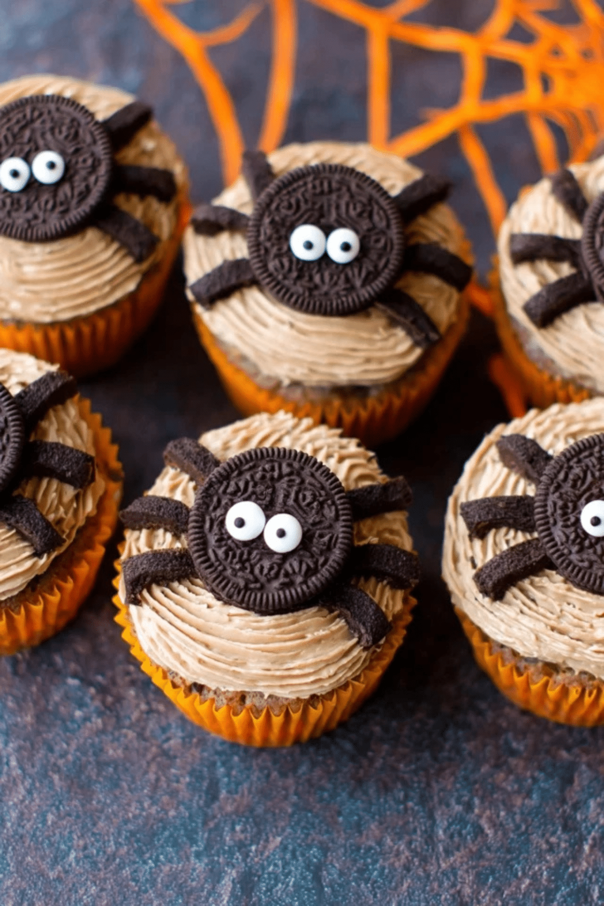 Cookies & Scream Spider Cupcakes