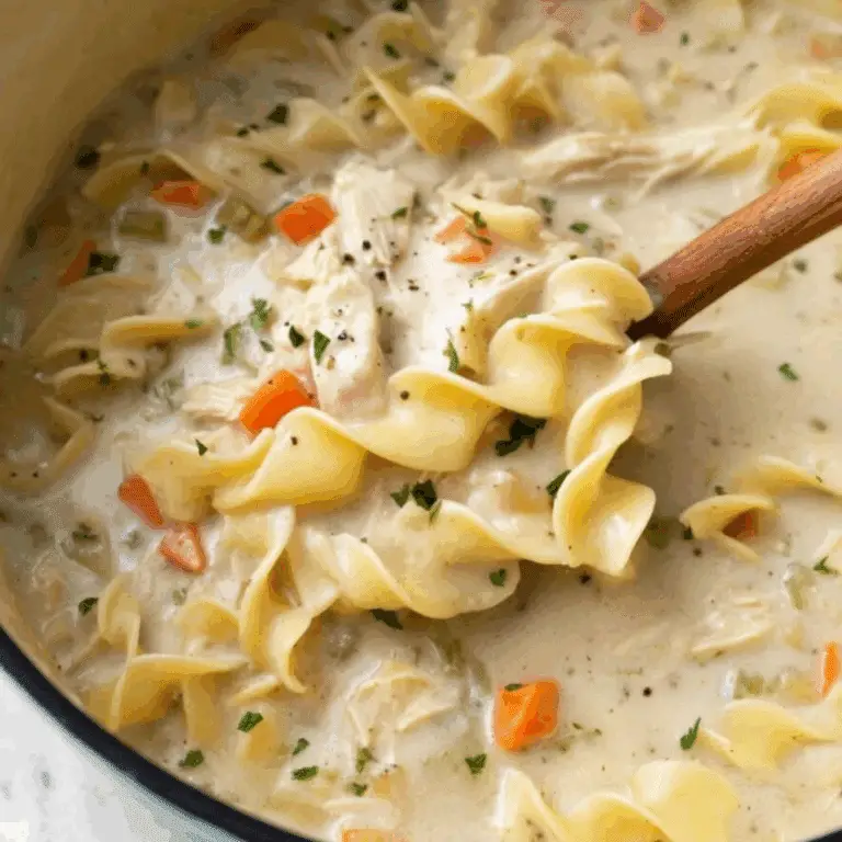 Creamy Chicken Noodle Soup