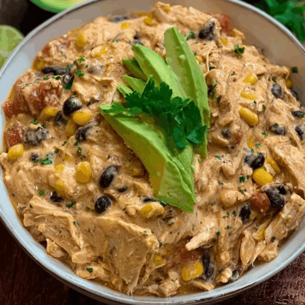Creamy Slow Cooker Fiesta Chicken