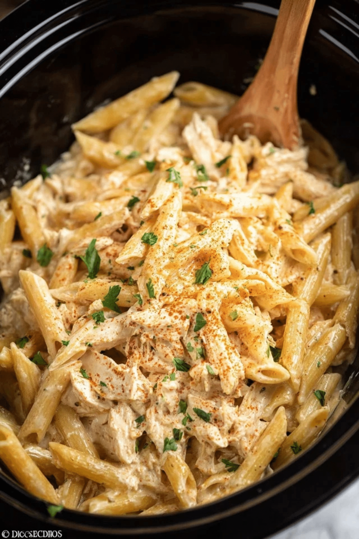 Crock Pot Cajun Chicken Pasta