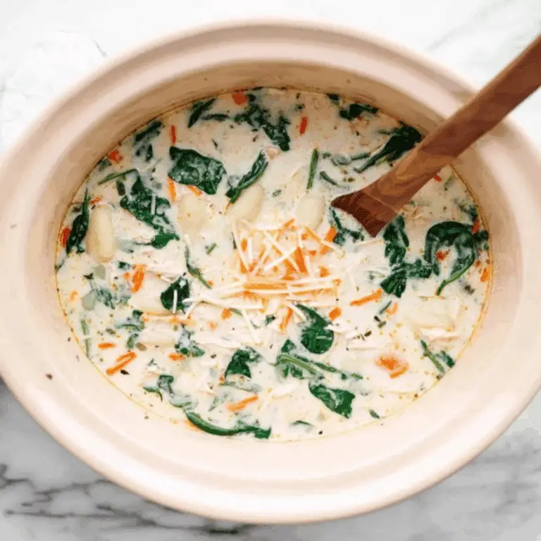 Crockpot Chicken Gnocchi Soup