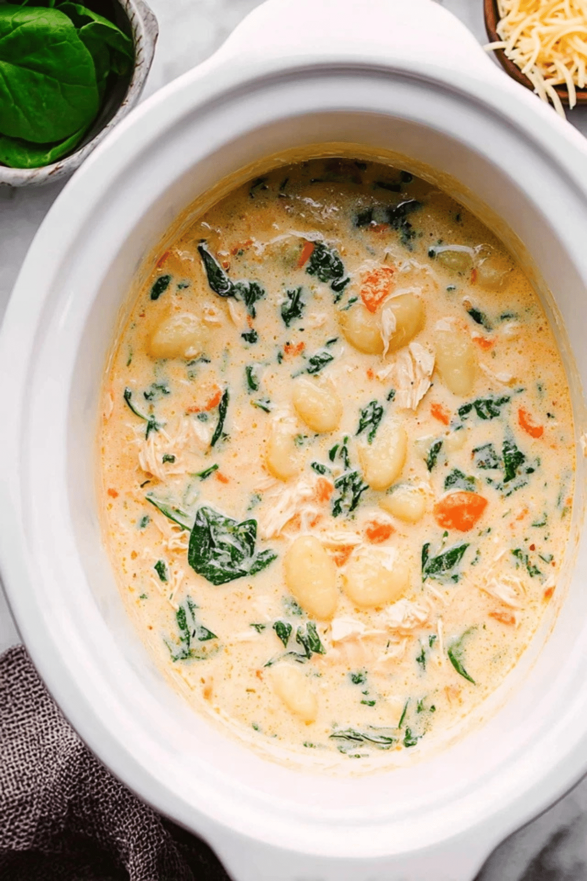 Crockpot Chicken Gnocchi Soup