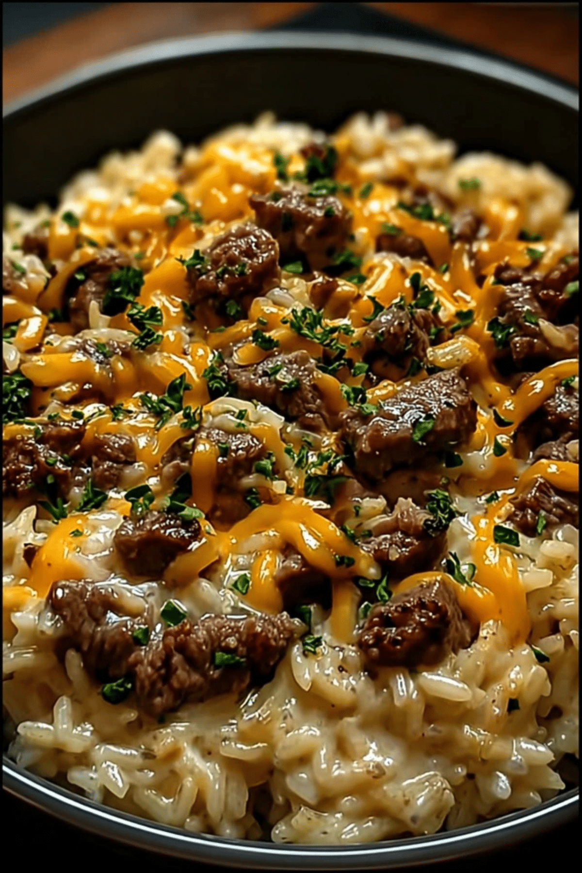 Garlic Butter Beef and Rice