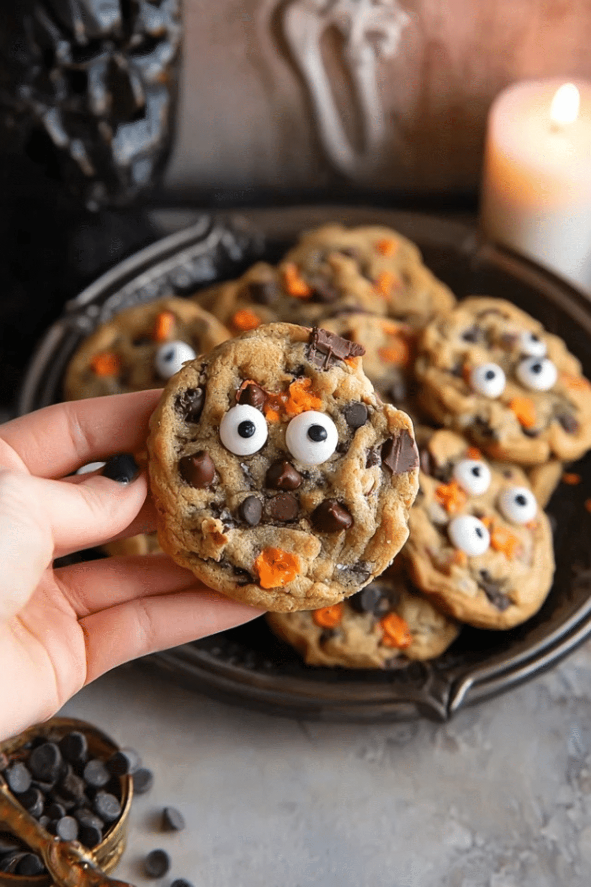 Halloween Chocolate Chip Cookies