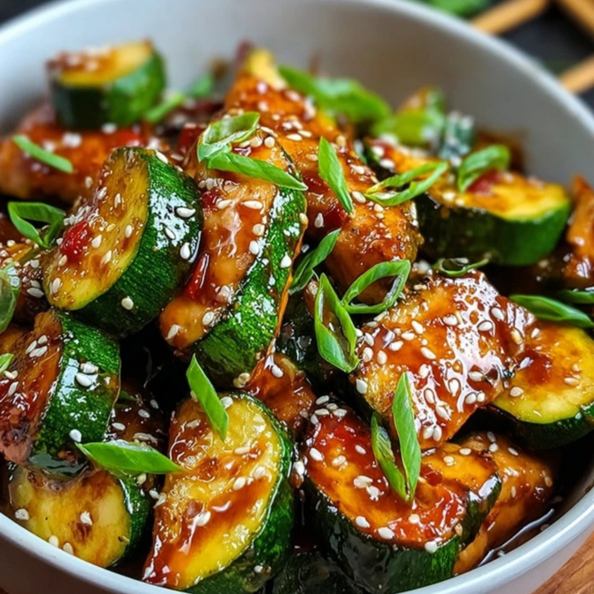 Hibachi Zucchini