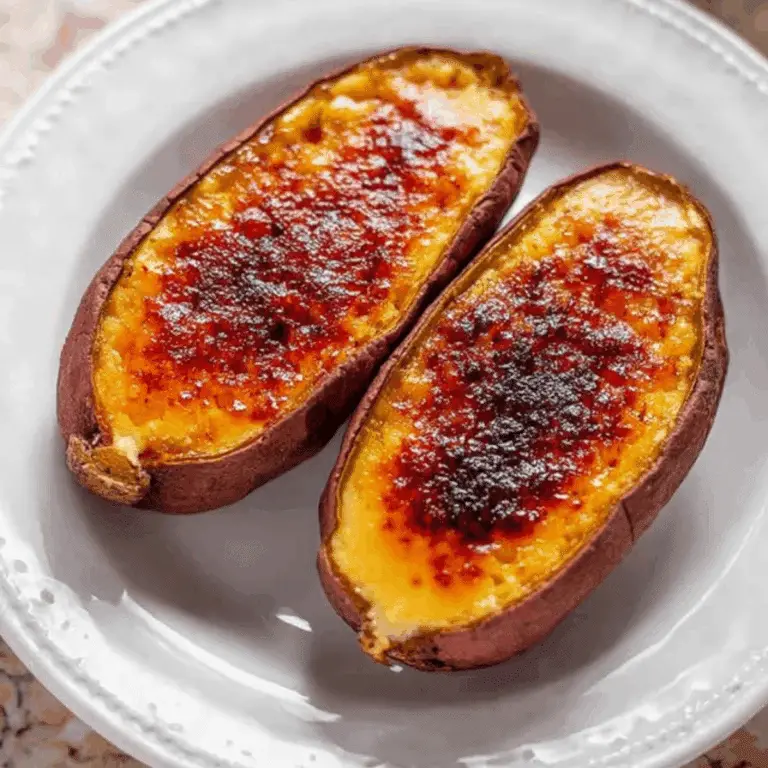 Japanese Sweet Potato Crème Brûlée