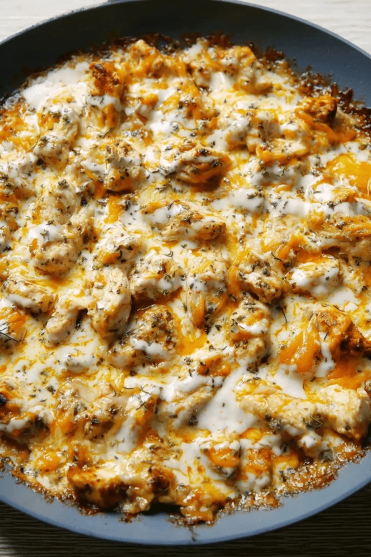 Keto Buffalo Chicken Skillet