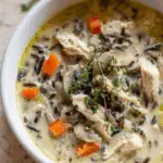 Leftover Turkey Wild Rice Soup
