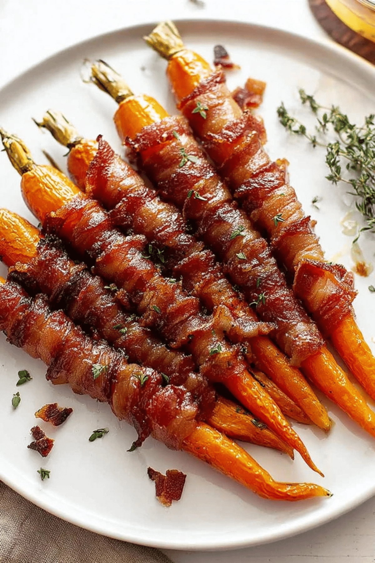 Maple Bacon Carrots