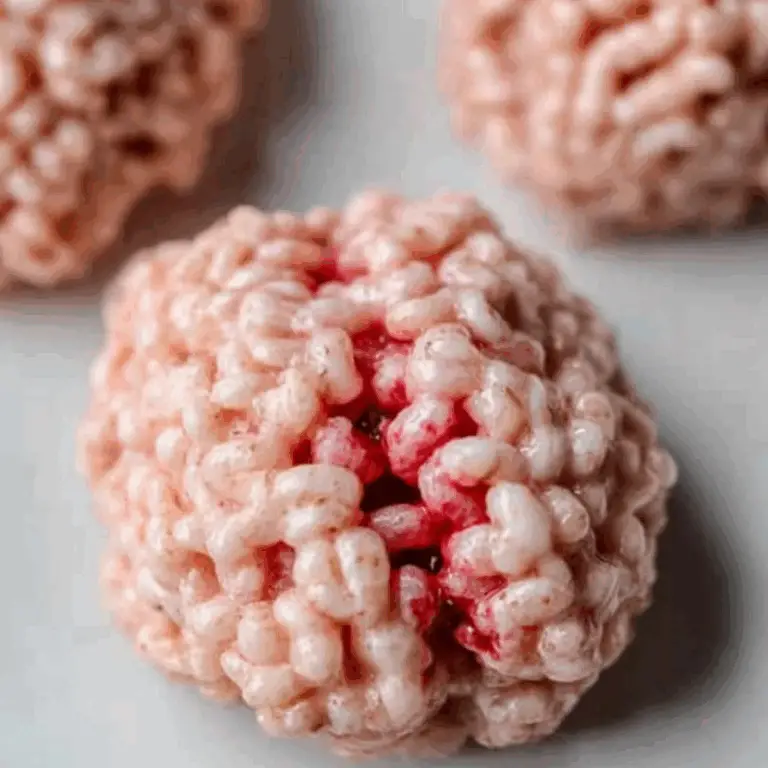 Marshmallow Rice Bubbles Halloween Brains