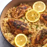 One Pot Lemon Herb Chicken and Rice