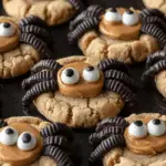 Peanut Butter Spider Cookies