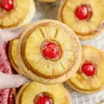 Pineapple Upside Down Sugar Cookies