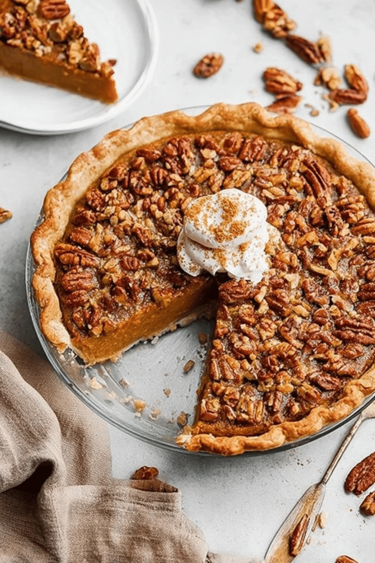 Praline Pumpkin Pie