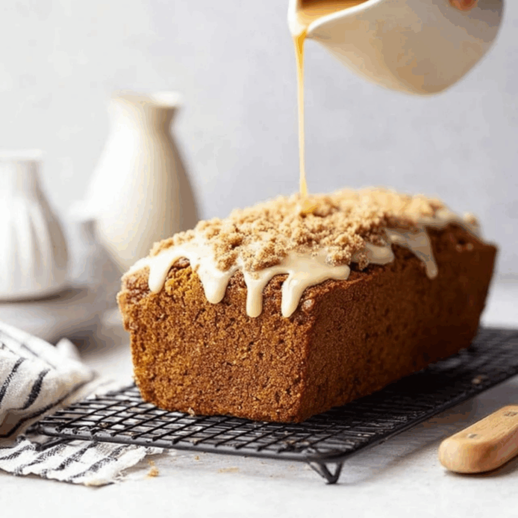 Pumpkin Bread with Maple Glaze