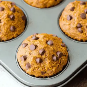 Pumpkin Chocolate Chip Muffins