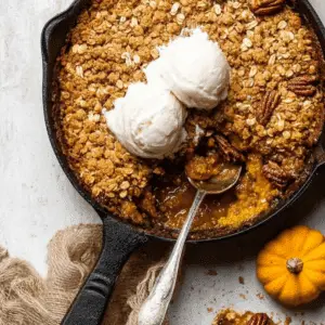 Pumpkin Crisp with Oats: A Cozy, Crunchy Twist on Classic Pumpkin Pie