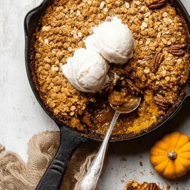 Pumpkin Crisp with Oats: A Cozy, Crunchy Twist on Classic Pumpkin Pie