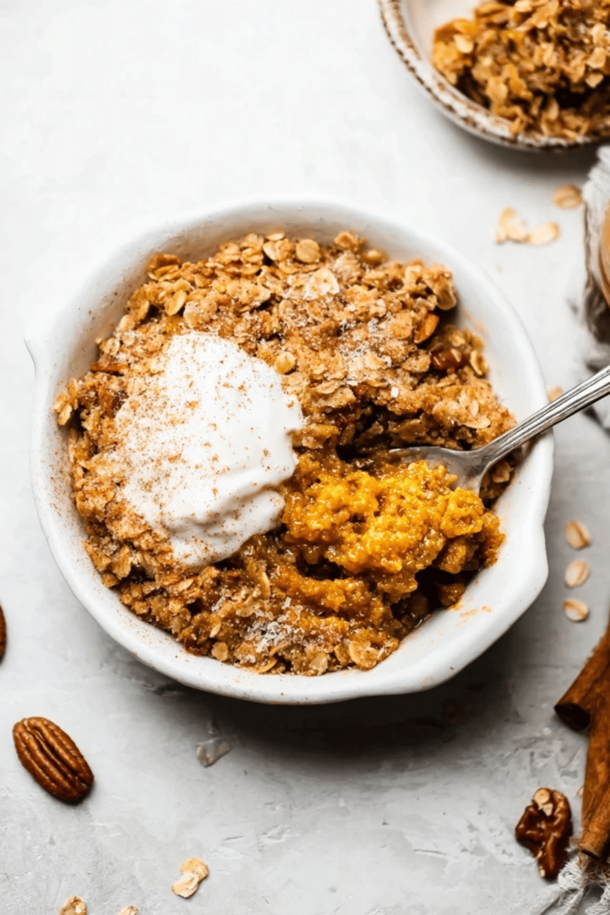 Pumpkin Crisp with Oats