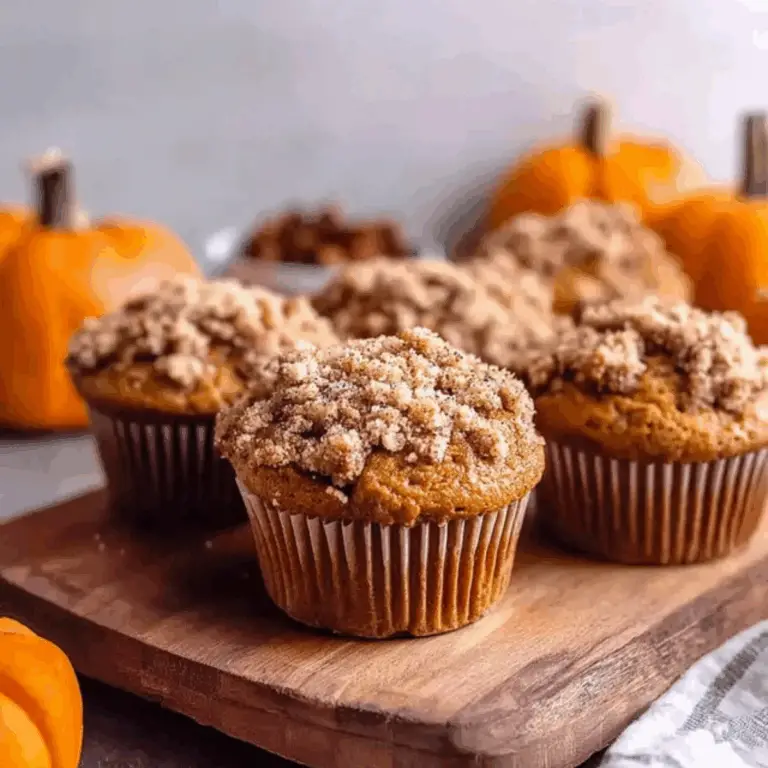 Pumpkin Crumb Muffins