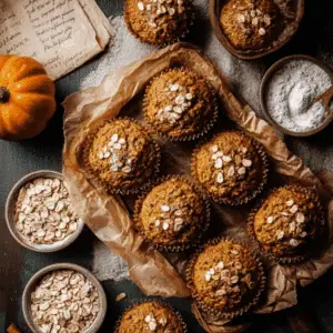 Pumpkin Oatmeal Muffins