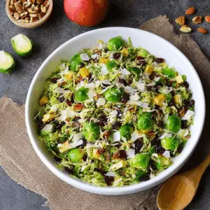Shaved Brussels Sprouts Salad