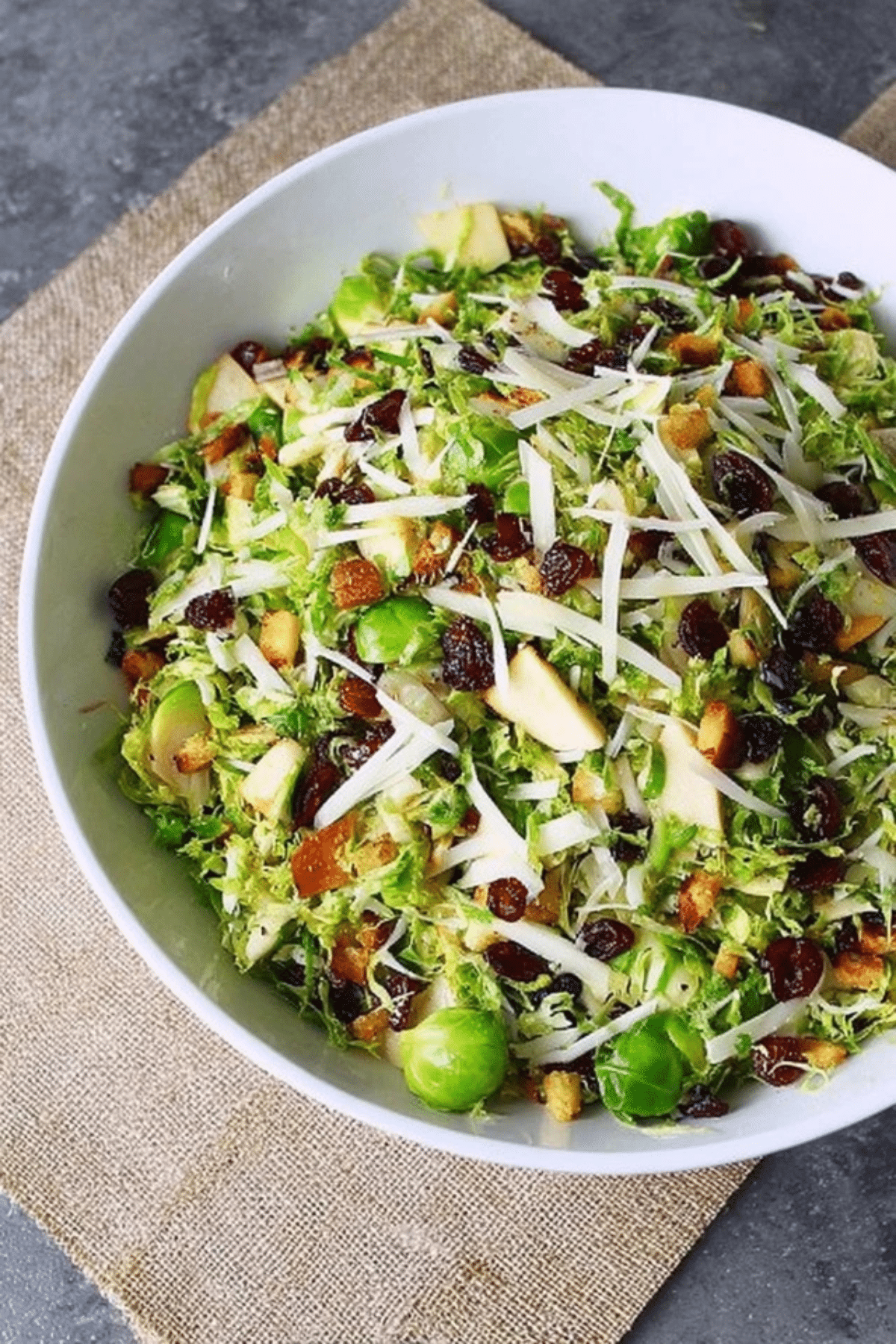Shaved Brussels Sprouts Salad