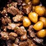 Slow Cooker Garlic Butter Beef Bites